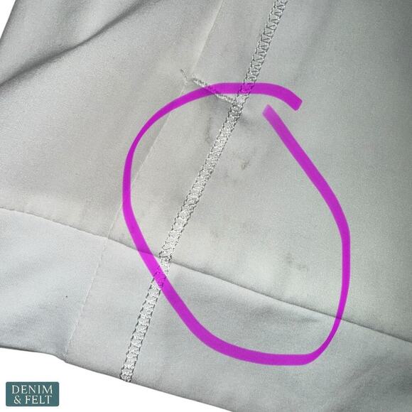 Lululemon Hit It Jacket White Laser Cut Perforated Zip Up Activewear Size 4 - Picture 13 of 14